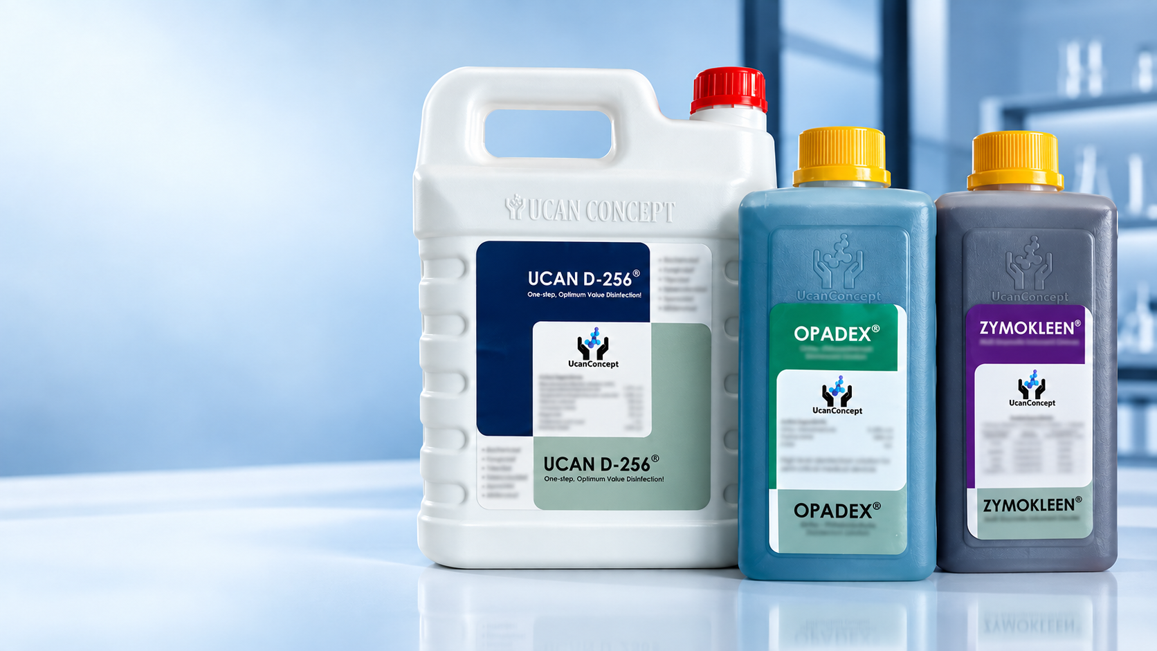 UcanConcept D-256, Opadex and Zymokleen product range campaign